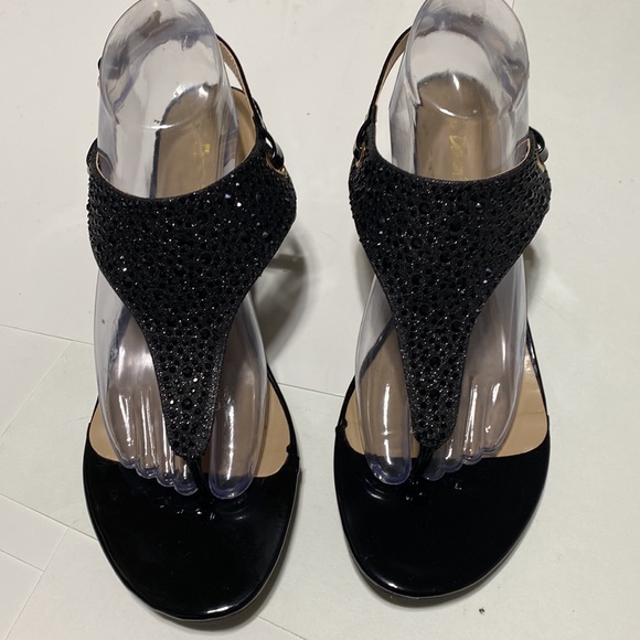 Dream Pairs Aditi black low heel sandals size 10 - Picture 6 of 15